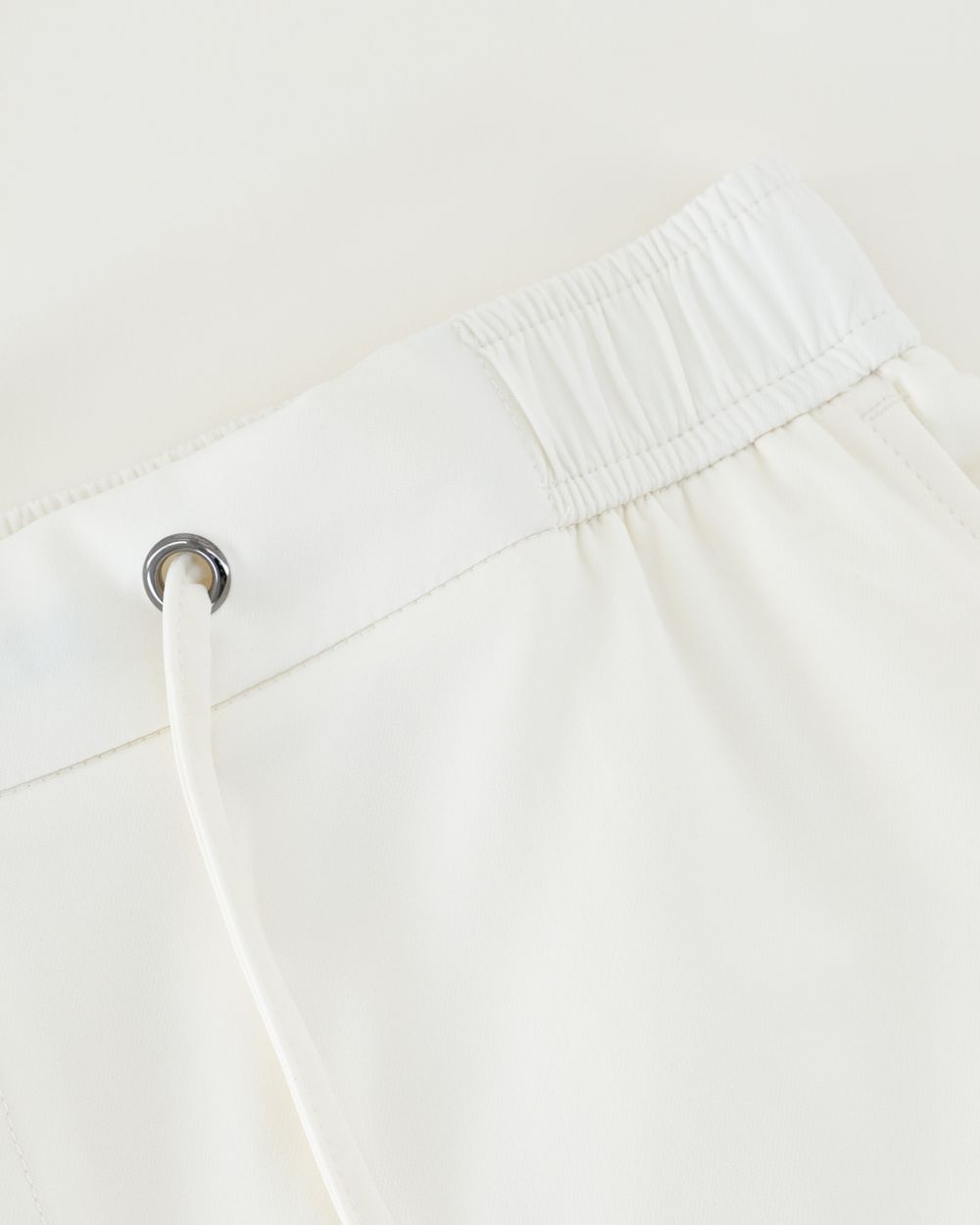 Soft weave nylon trouser classic ivory