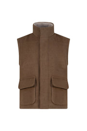 Kid's sereno wool vest caffè taupe