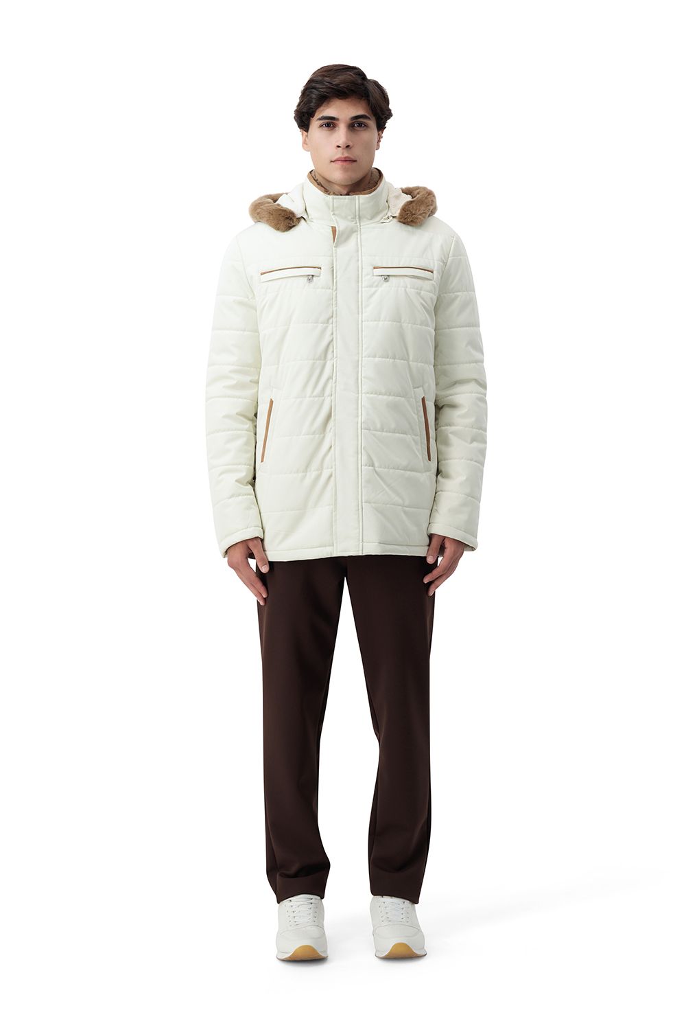 Heritage rain coat classic ivory