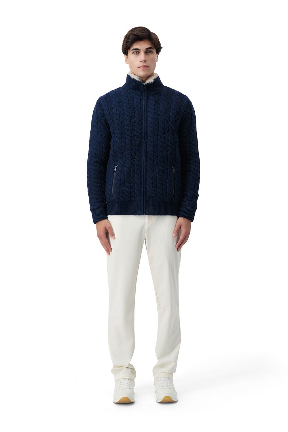 Highland cable kint indigo night