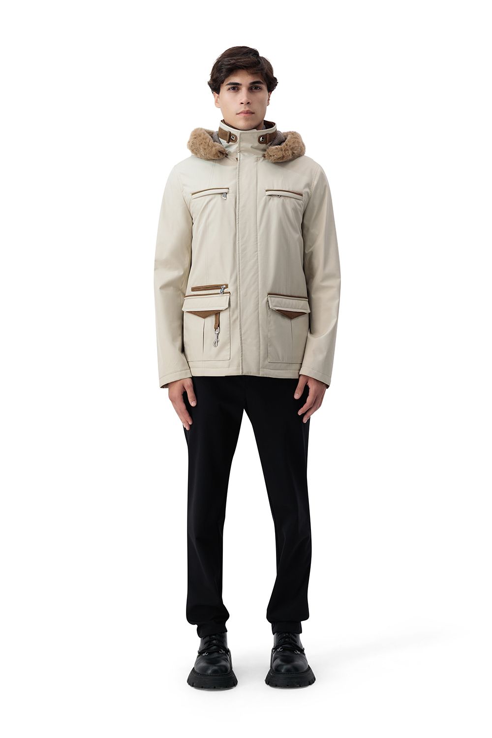 Highland estate coat matte beige