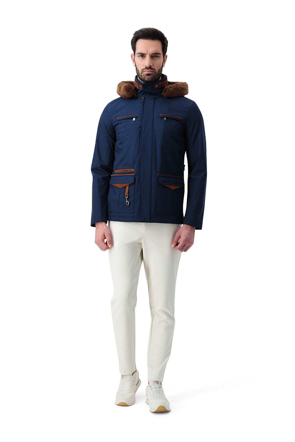 Highland estate coat midnight azure