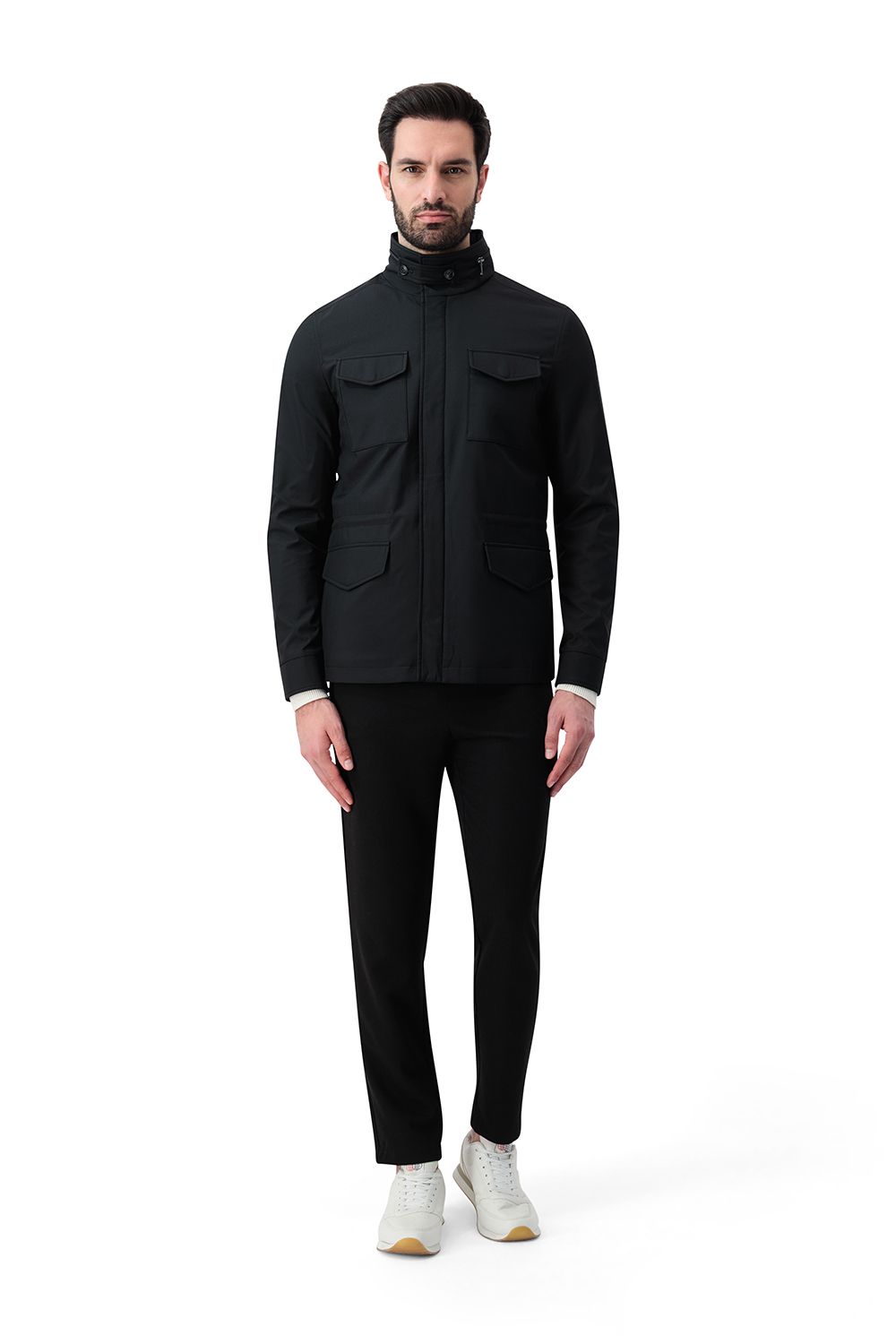 Highland trail jacket carbon black