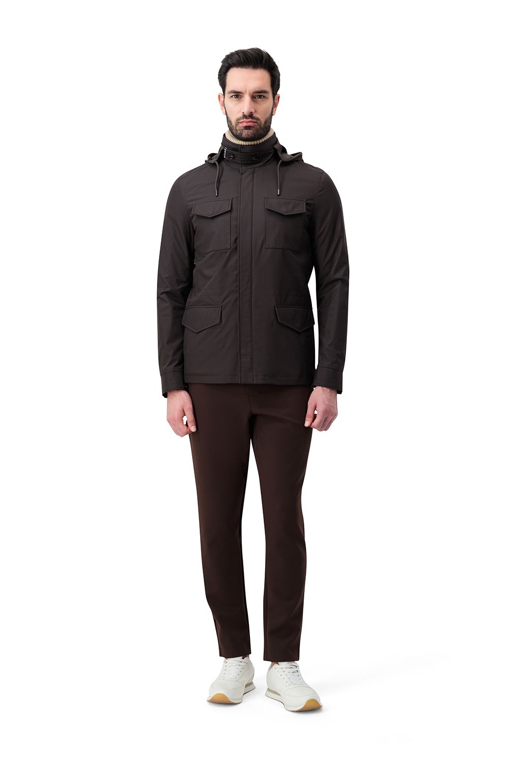 Highland trail jacket terra bruna