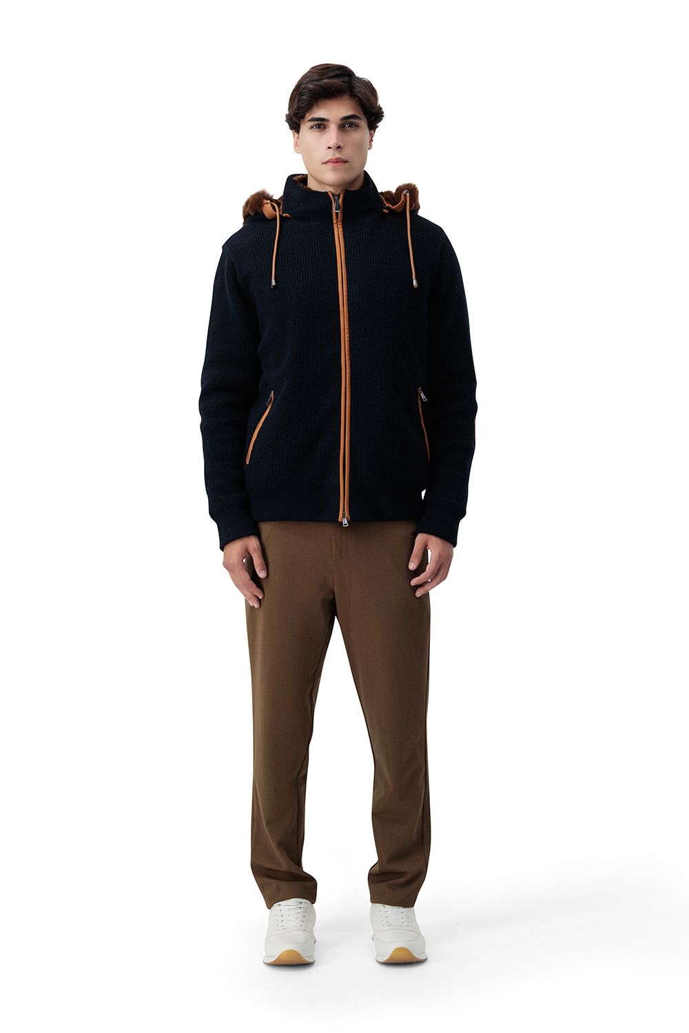 Summit wool hoodie indigo night