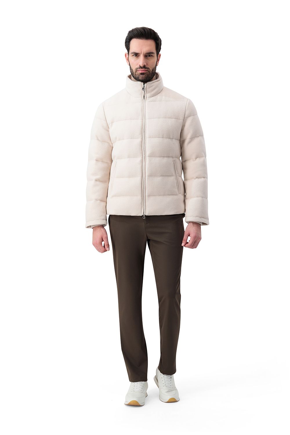 Torino puffer bomber classic ivory