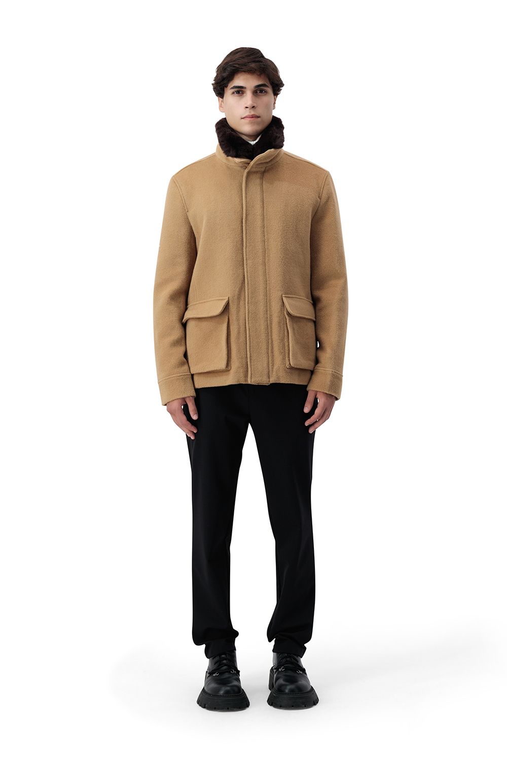 Torino wool traveler camel beige