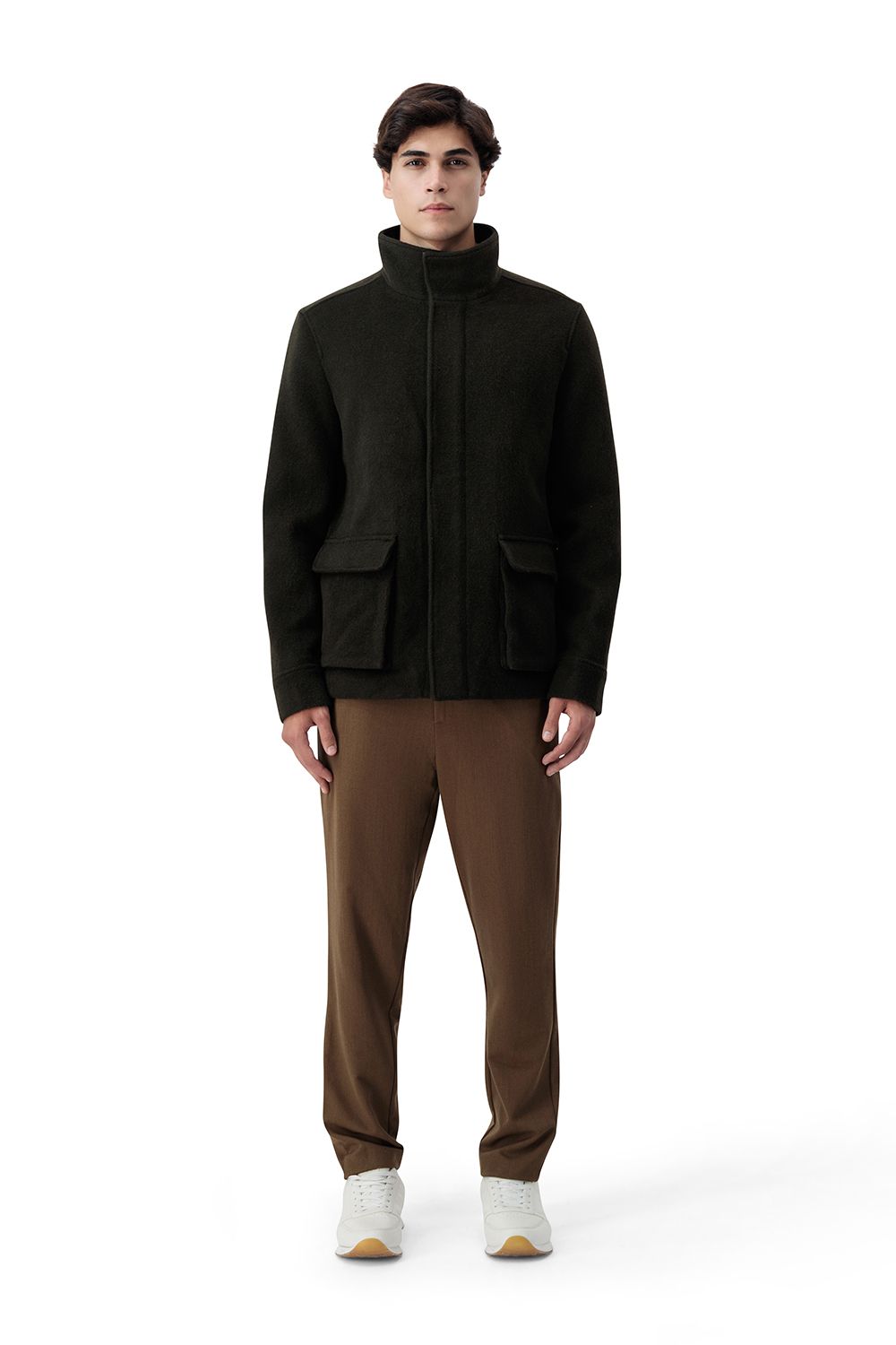 Torino wool traveler fog olive