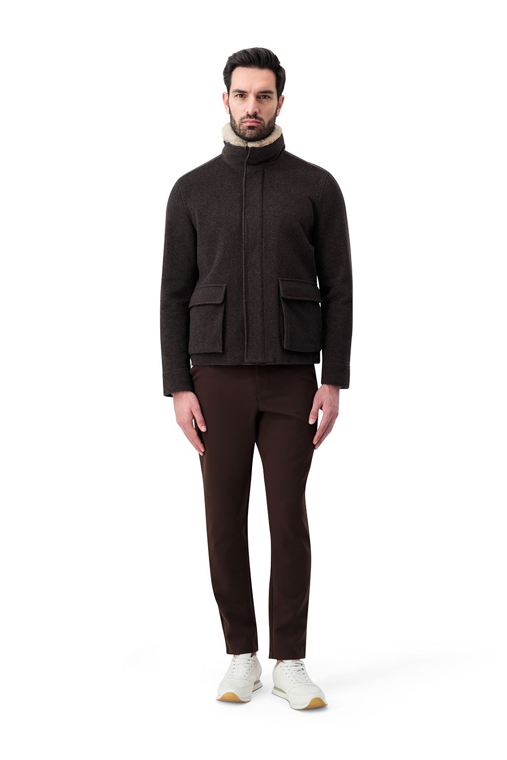 Torino wool traveler terra bruna