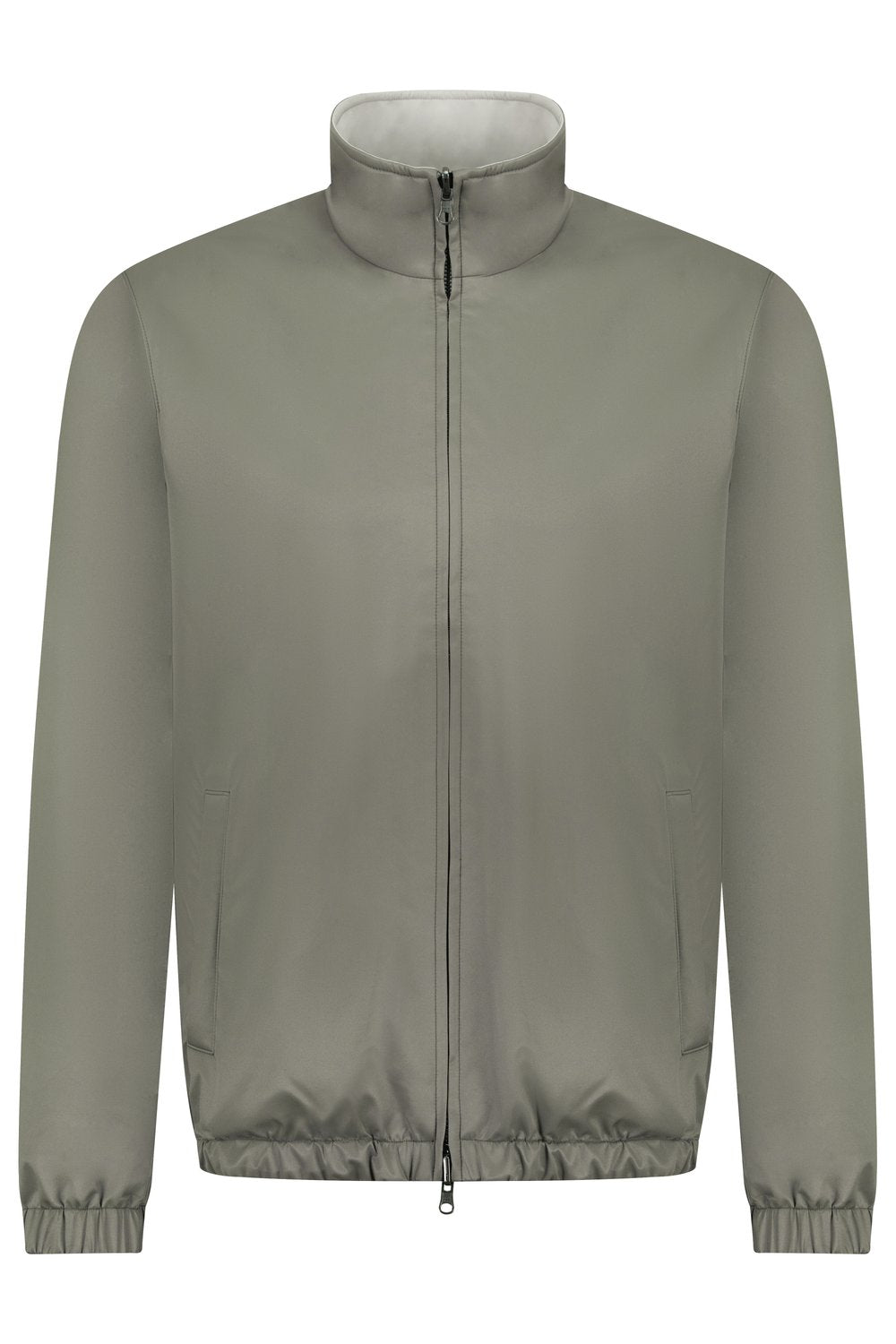 Regent reversible bomber velvet sage