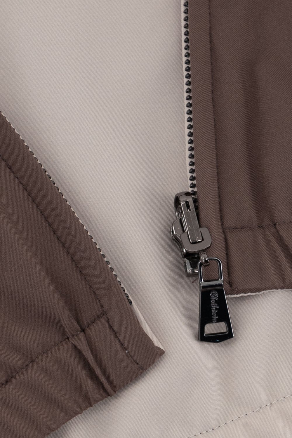 Kid's regent reversible bomber caffè taupe