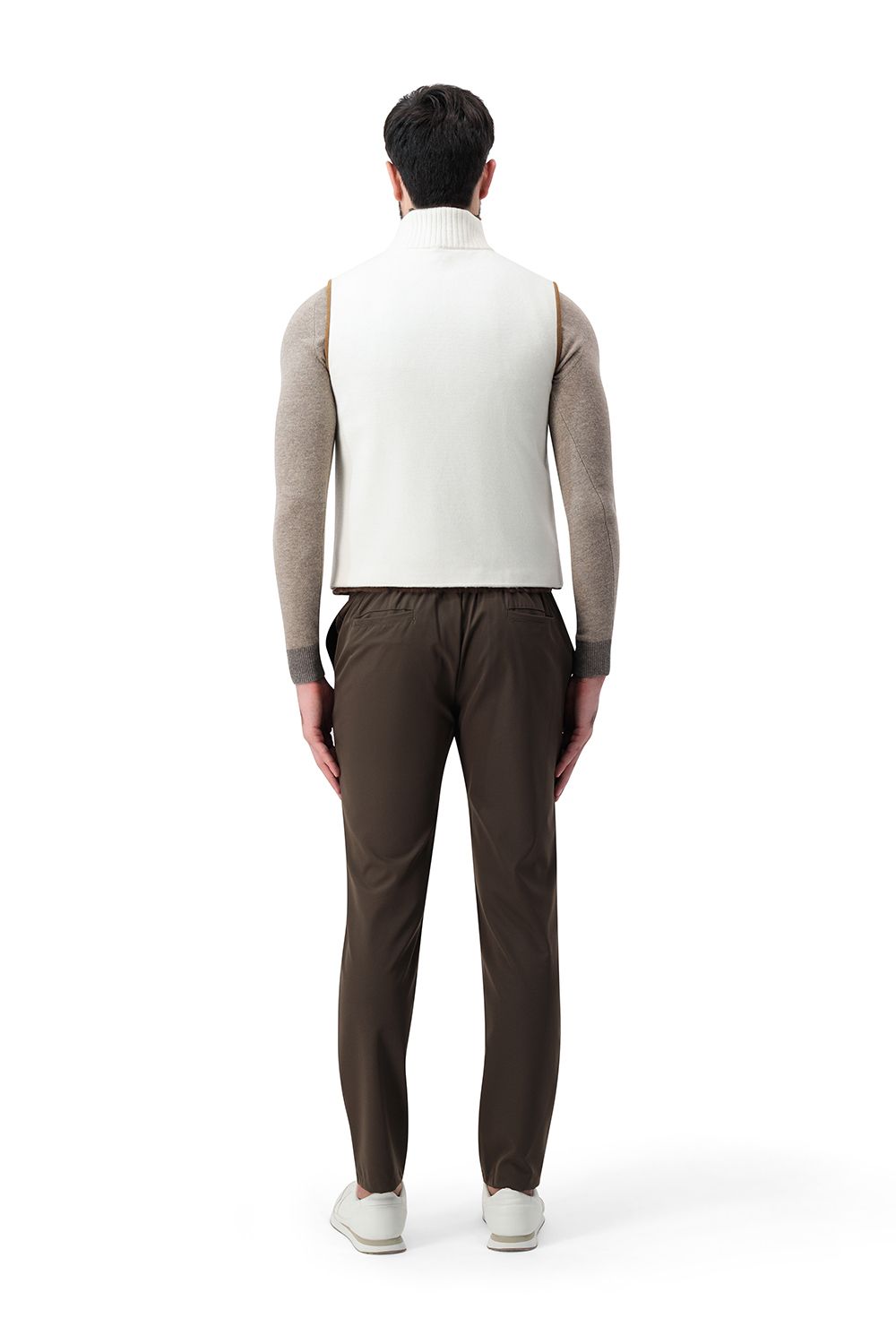 Barzan vest classic ivory