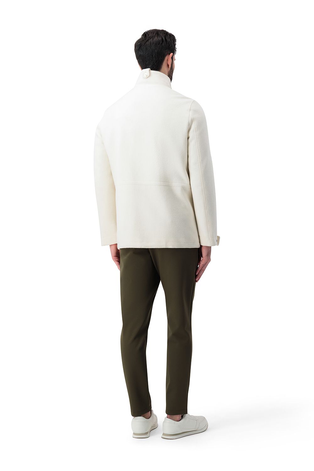 Castellano overcoat classic ivory