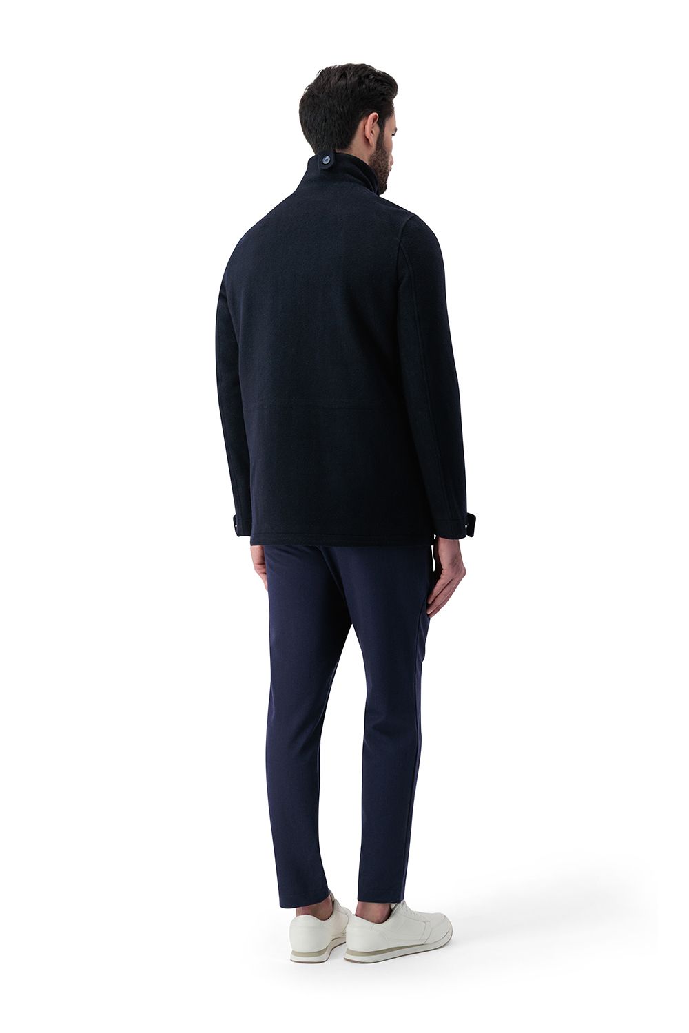 Castellano overcoat indigo night