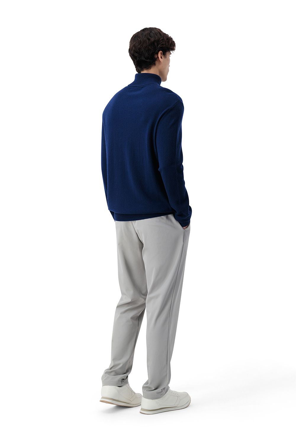 Turtle neck merino wool sweater bay