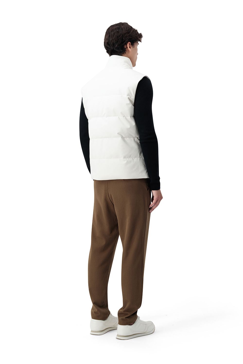 Savoia down vest classic ivory