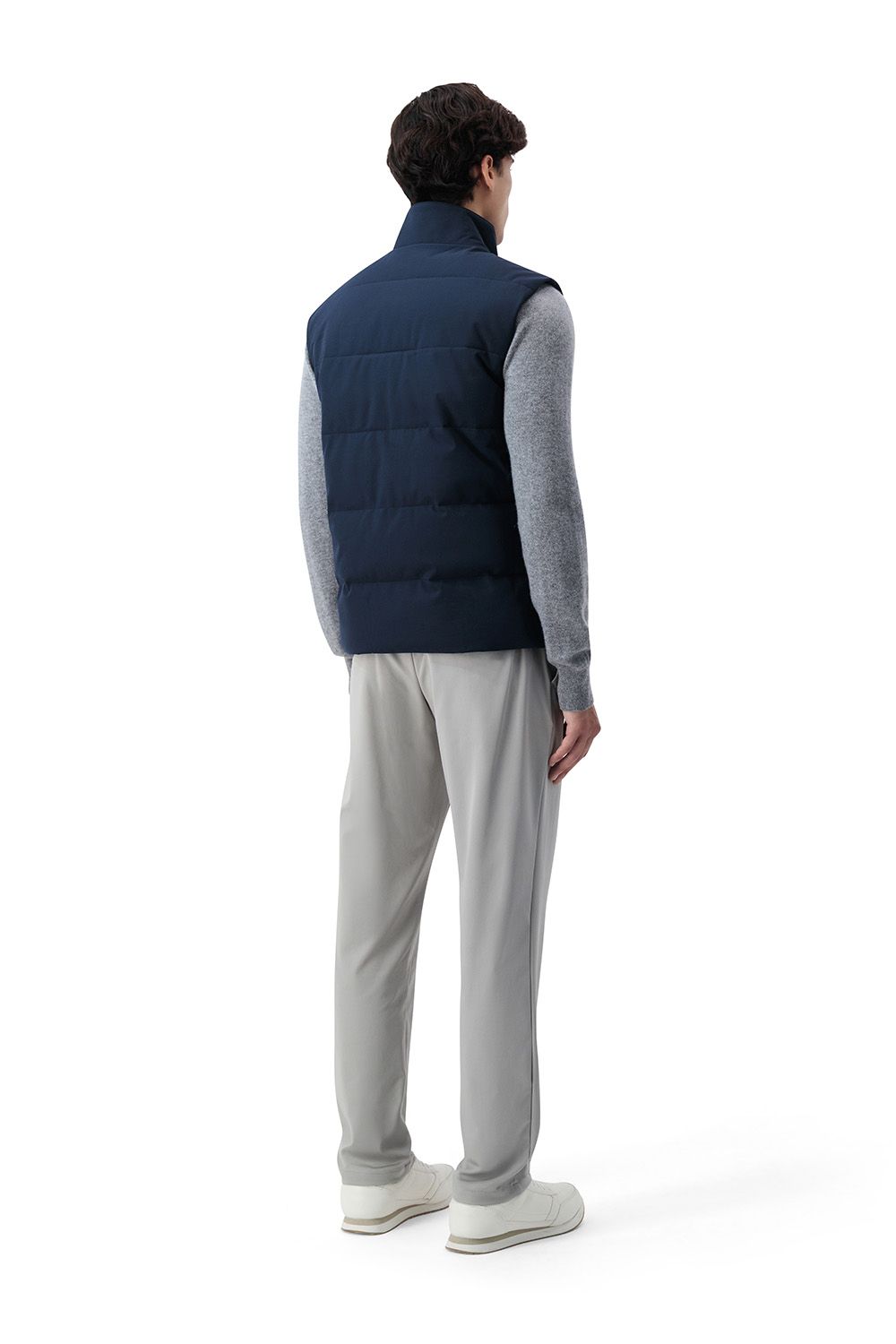 Savoia down vest indigo night