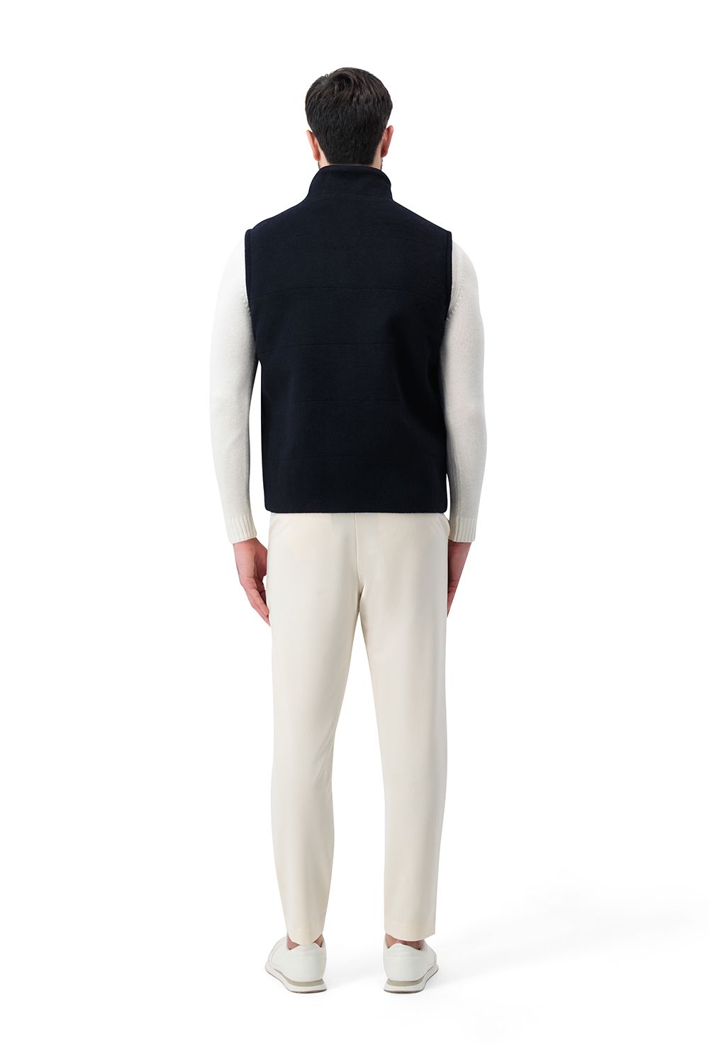 Sereno wool vest indigo night