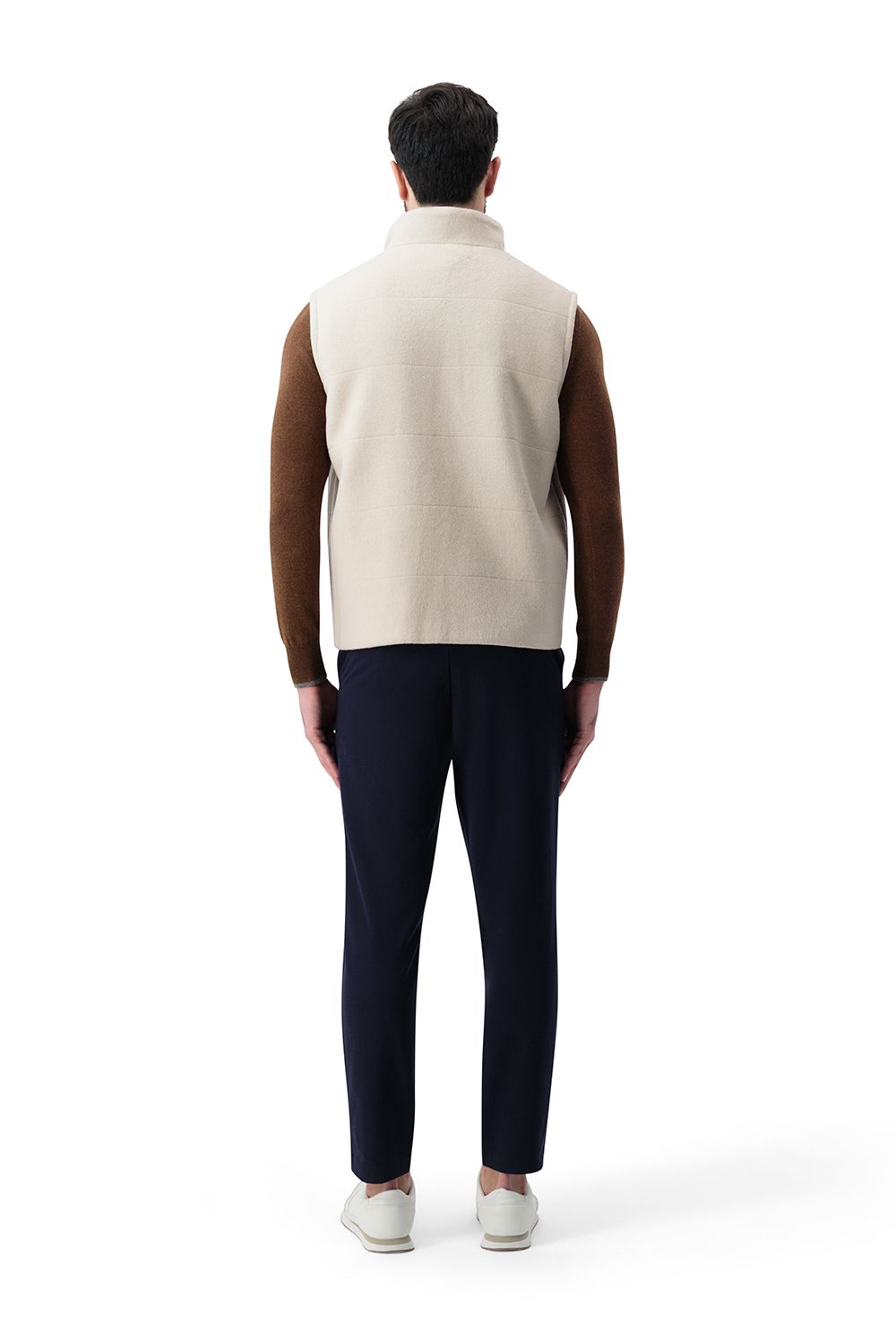 Sereno wool vest matte beige