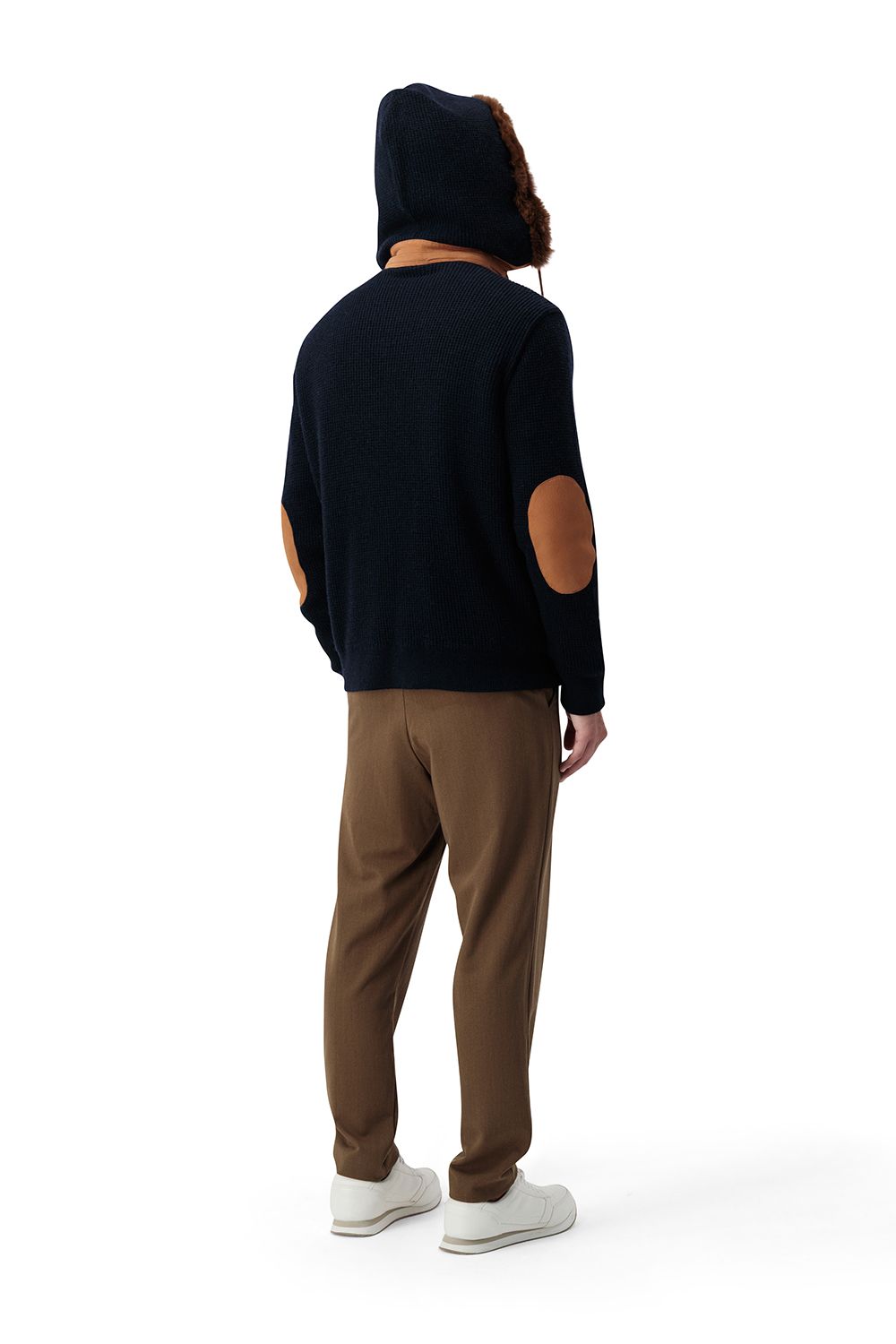 Summit wool hoodie indigo night