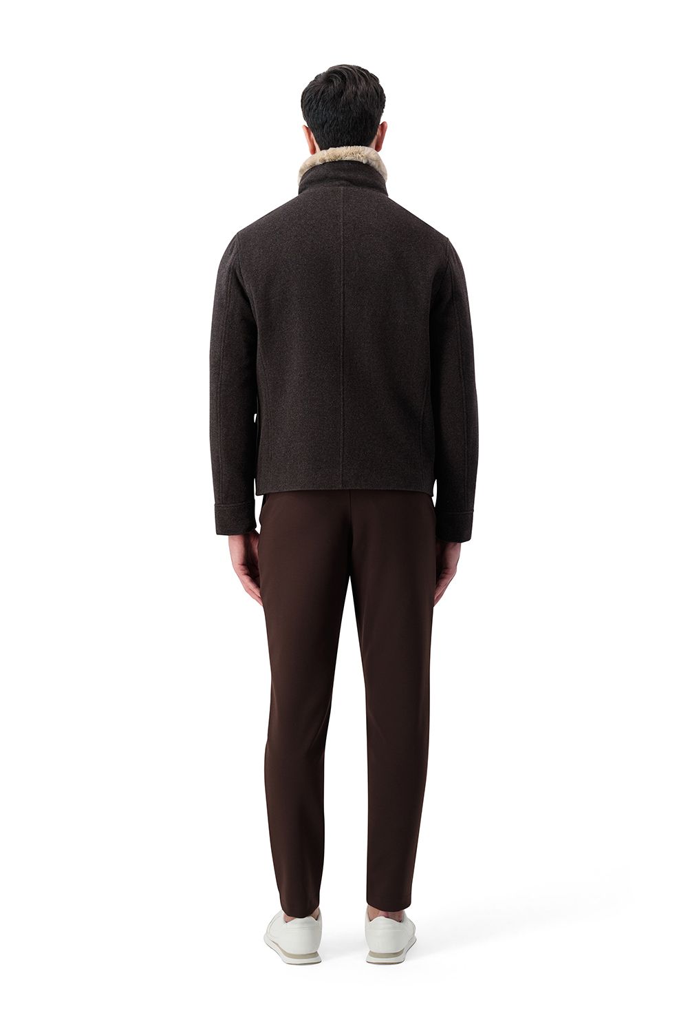 Torino wool traveler terra bruna