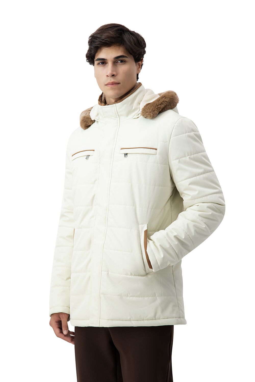 Heritage rain coat classic ivory