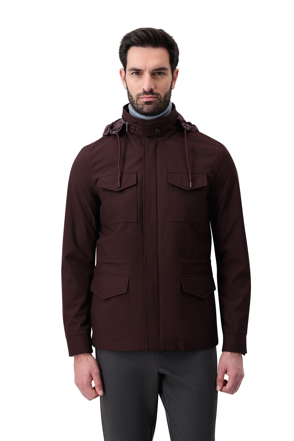 Highland trail jacket antique ruby