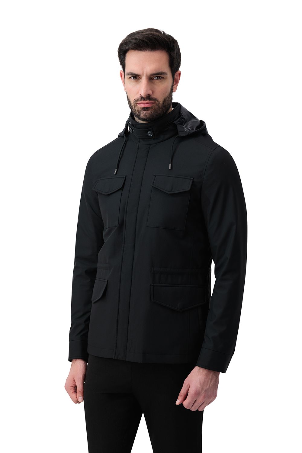 Highland trail jacket carbon black