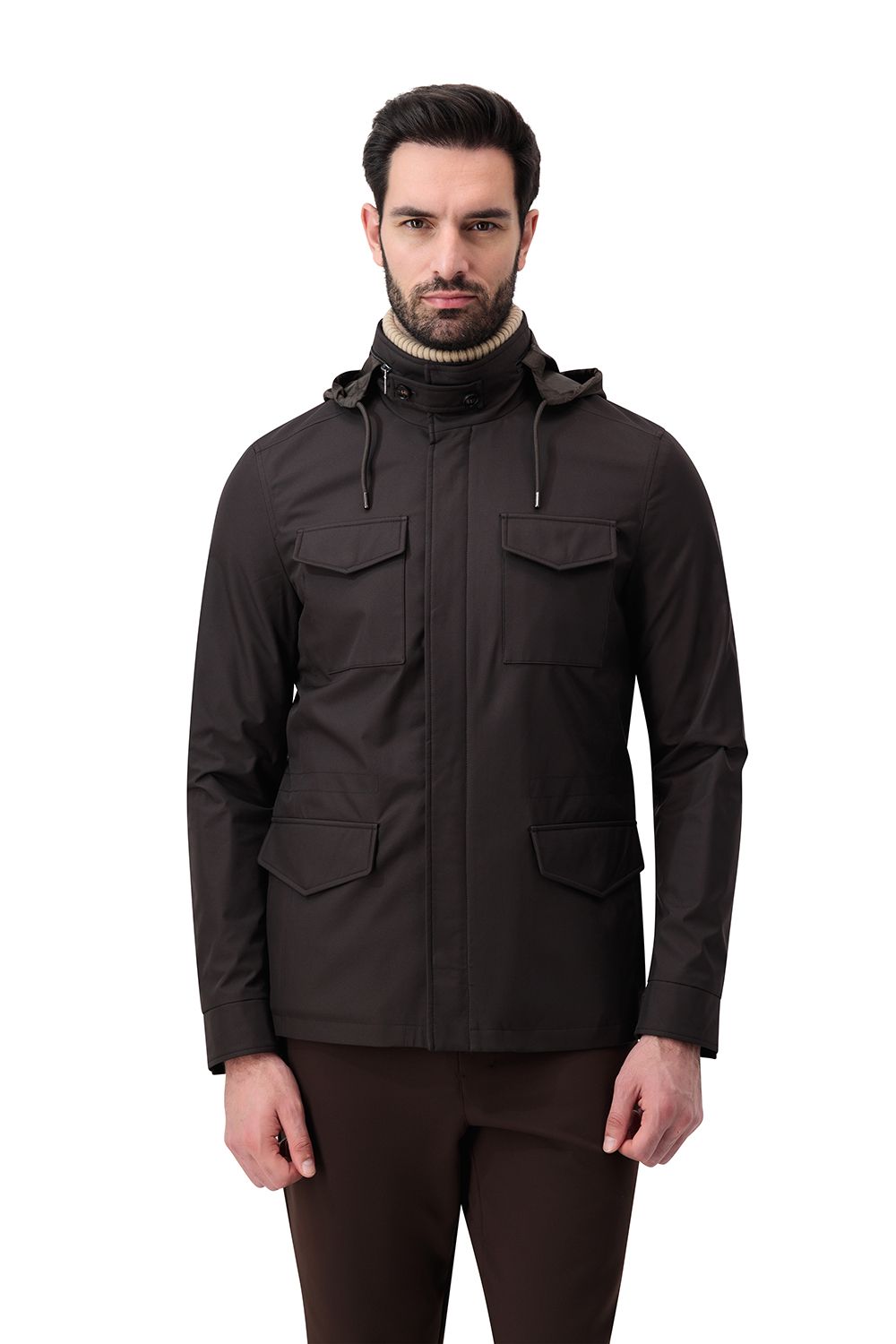 Highland trail jacket terra bruna