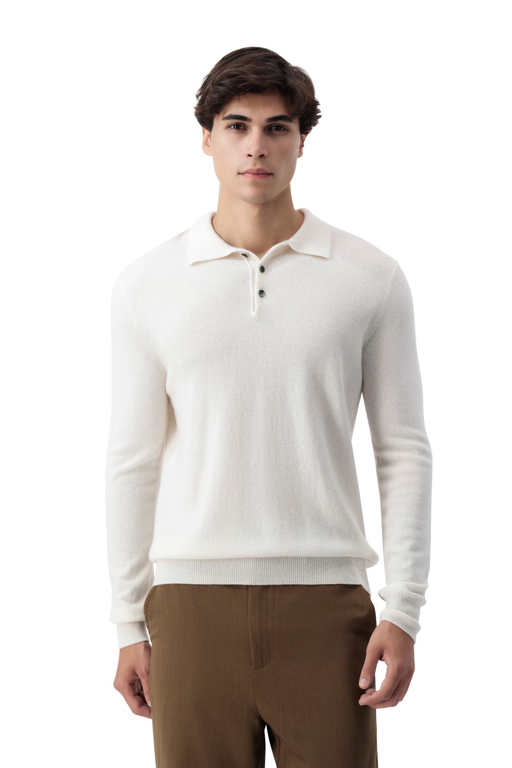 Cashmere polo sweater lily