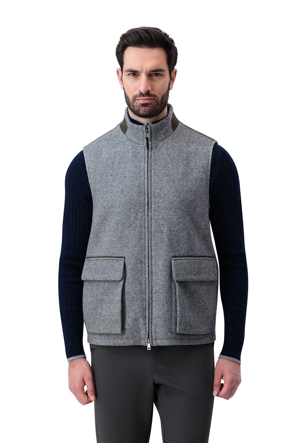 Sahari light vest mist grey