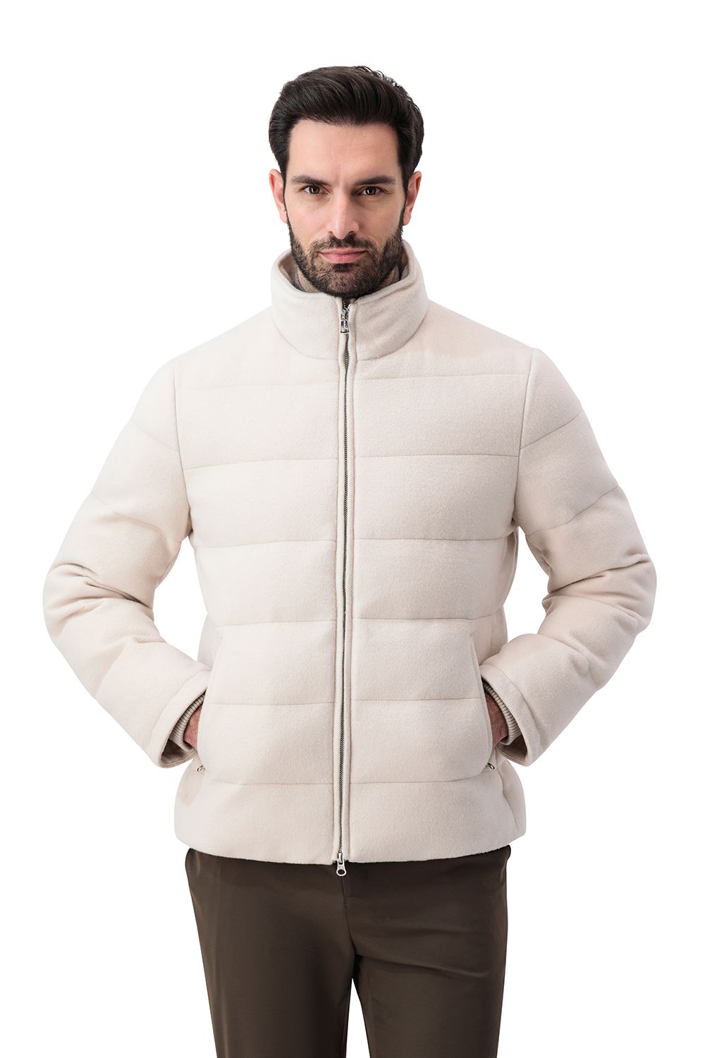 Torino puffer bomber classic ivory