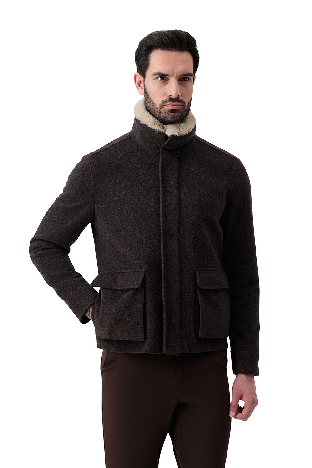 Torino wool traveler terra bruna