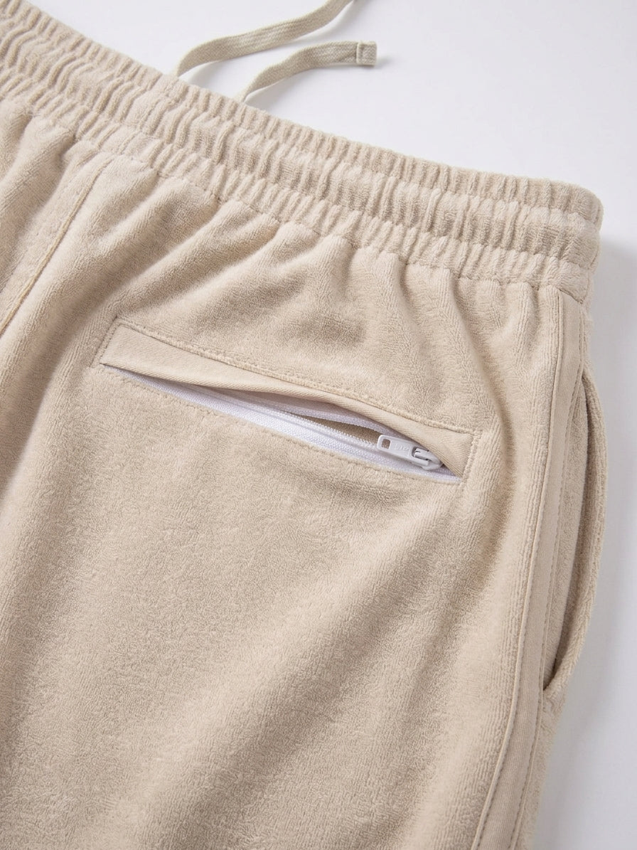 Towel short beige