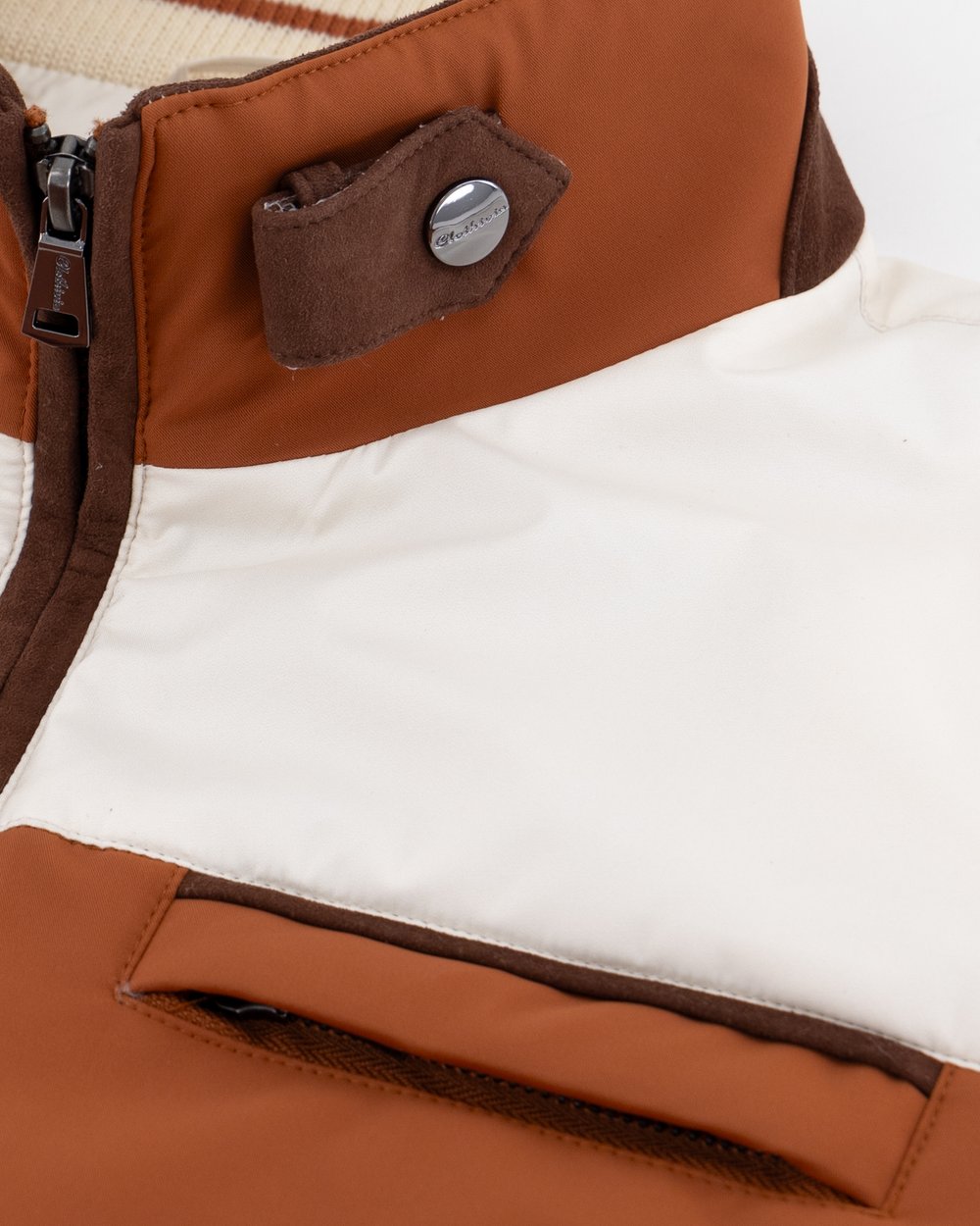 Contessa contrast vest terracotta