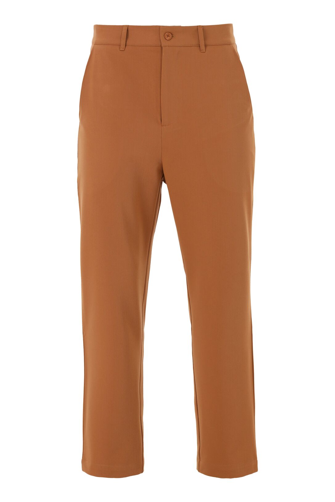 Tailored  trousers -Tan × polo shirt -Beige — Combo Look