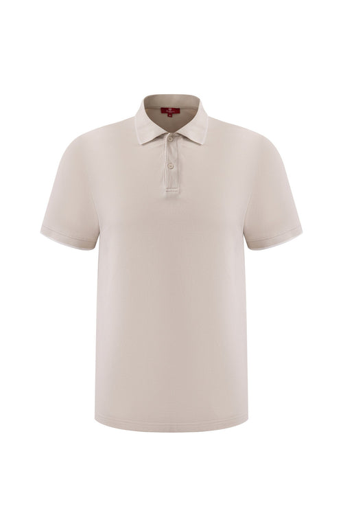 polo shirt -Beige