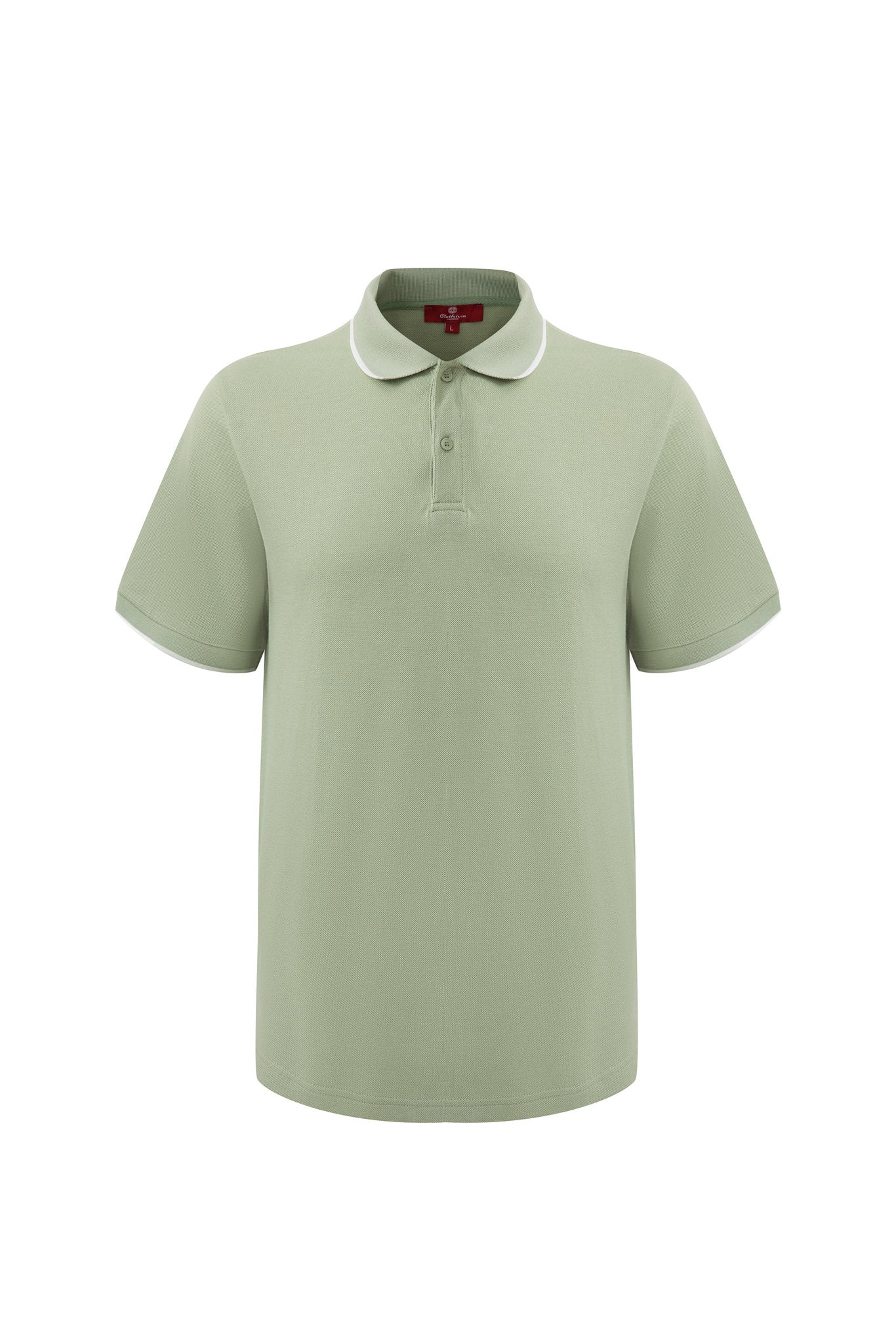 polo shirt -Mint-Green × Chino Short-Light-Grey — Combo Look