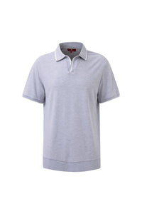 open collar -Light-Gray