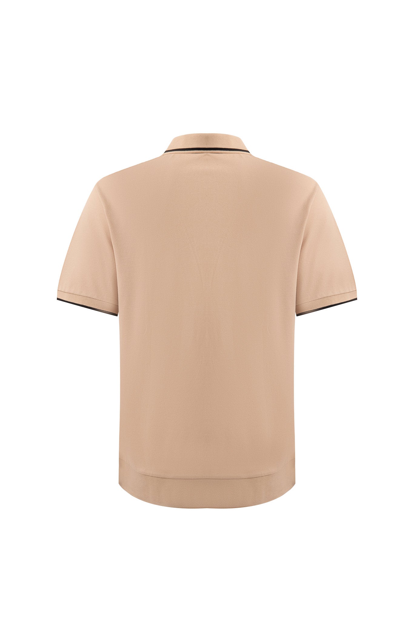 open collar -Tan × Chino Short-Light-Grey — Combo Look