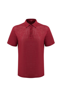 polo linen -Burgundy