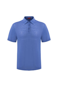 polo linen -Blue