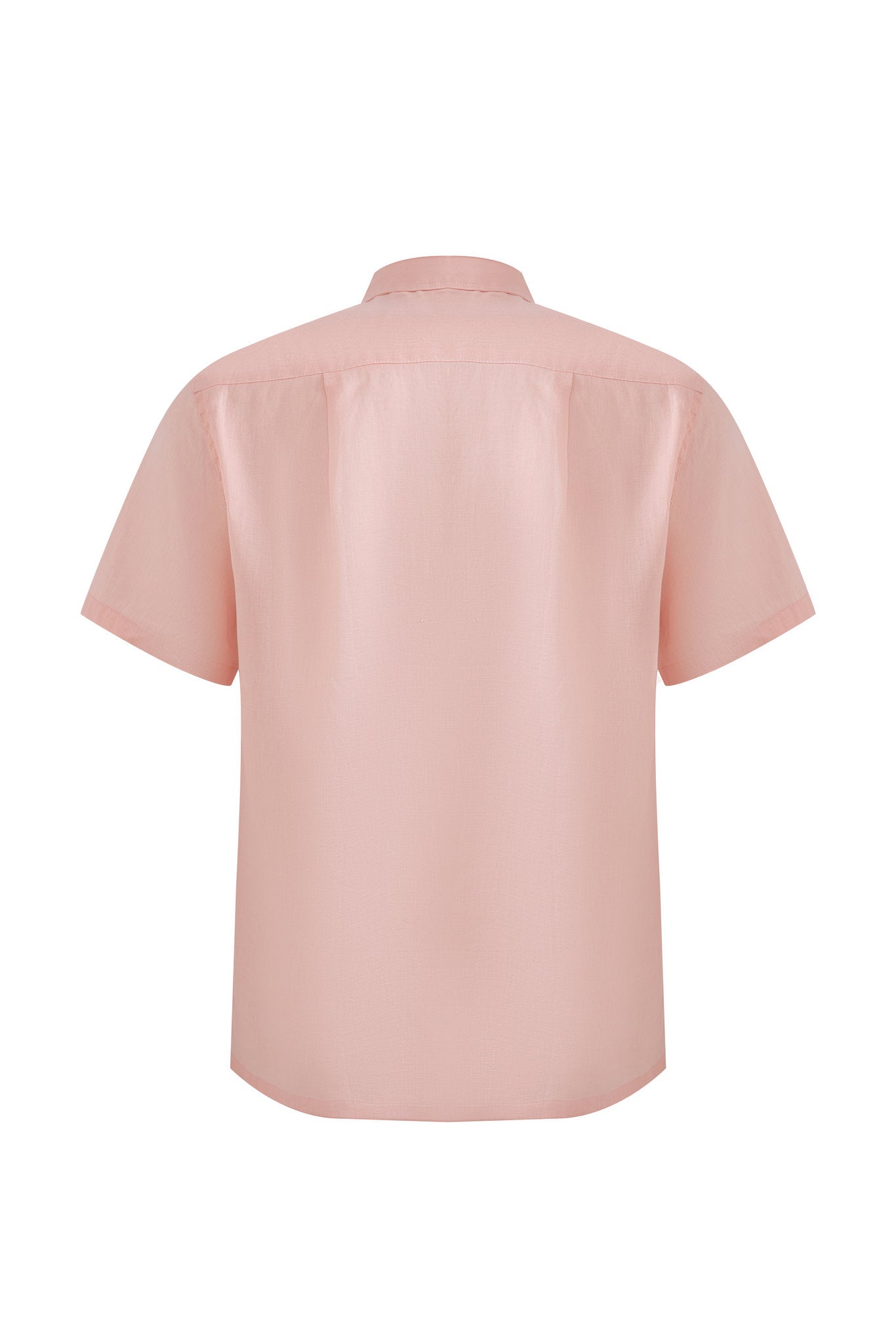 Bubble Swim Short -Light-Blue × linen short sleeves -Pink — Combo Look