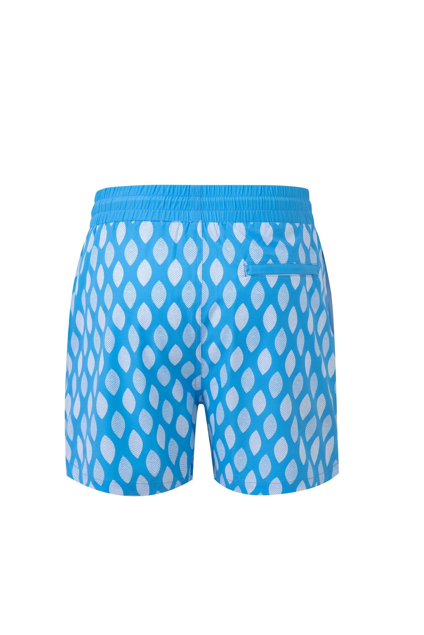 Azure Wave Swim Shorts -Skyblue × T-shirt-Wave-Rider — Combo Look