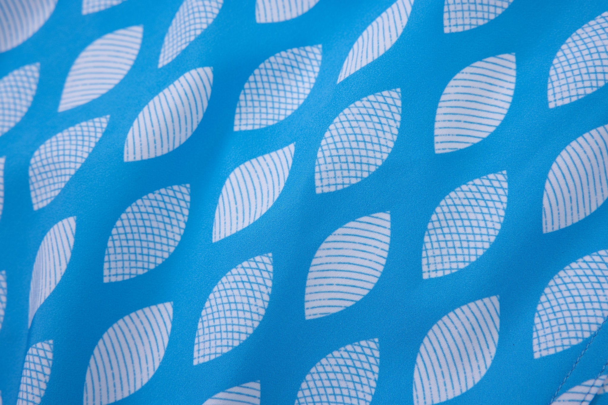 Azure Wave Swim Shorts -Skyblue × T-shirt-Wave-Rider — Combo Look