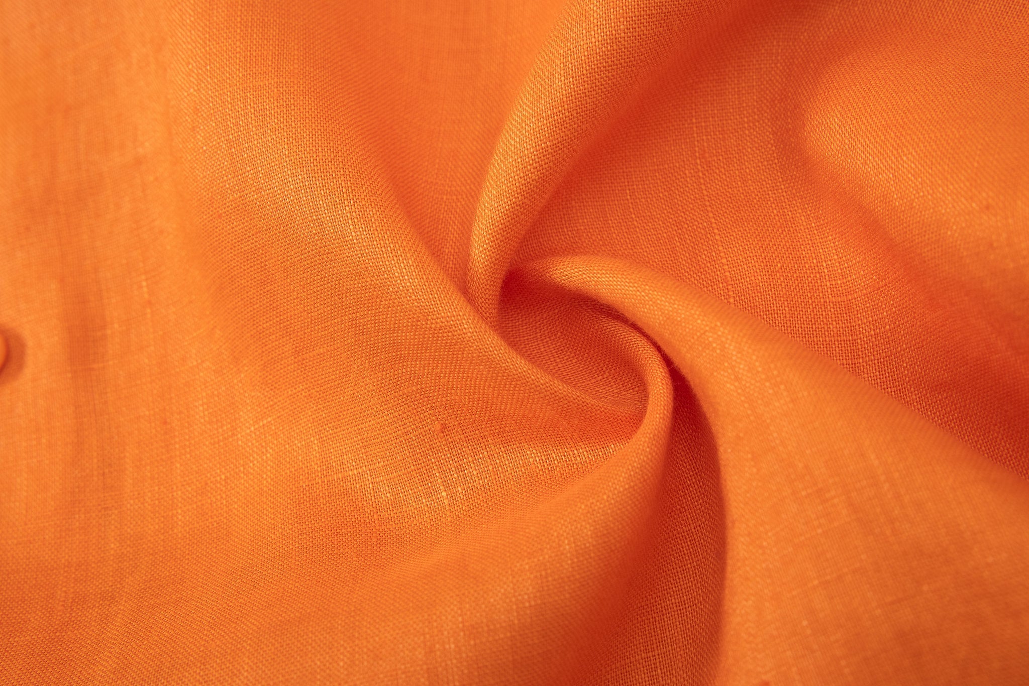 linen short sleeves -Orange × Linen Pants-Ivory — Combo Look