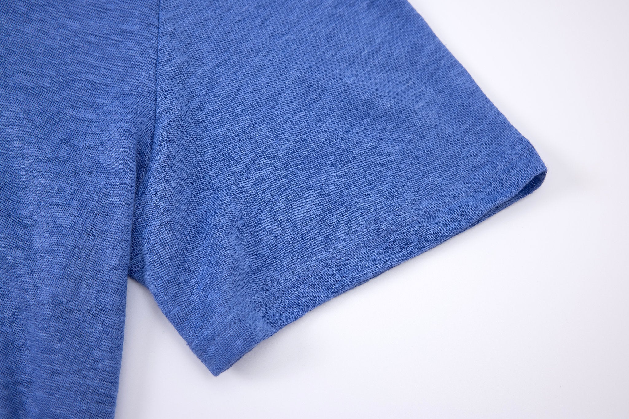 polo linen -Blue × Chino Short-Beige — Combo Look