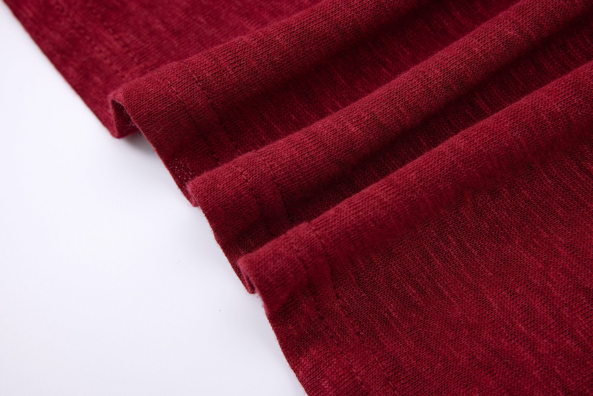 polo linen -Burgundy × Chino Short-Light-Grey — Combo Look