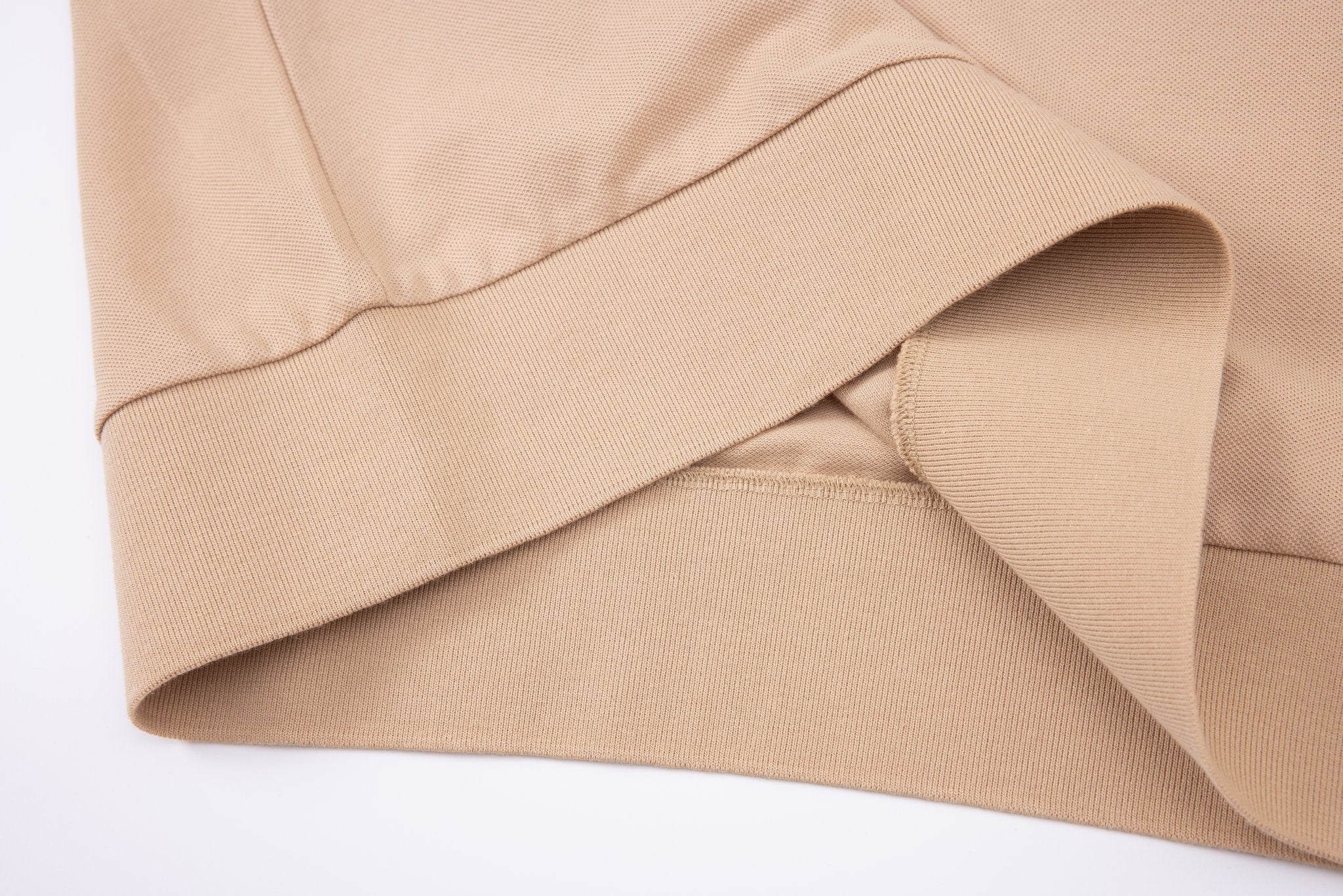 open collar -Tan × Chino Short-Light-Grey — Combo Look