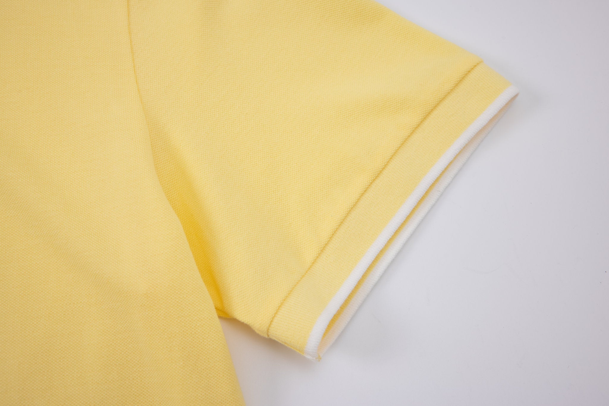 polo shirt -Yellow × Chino Short-Light-Grey — Combo Look